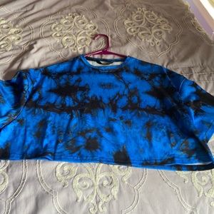 Tie dye crop top NEVER WORN